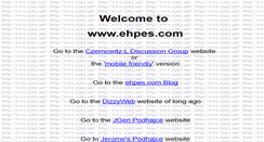 Desktop Screenshot of ehpes.com